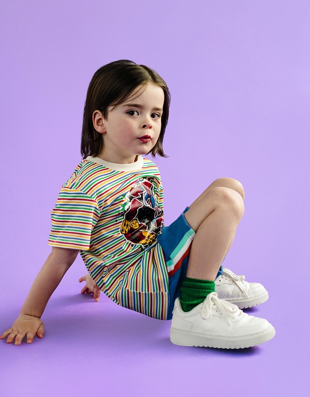 Rock Your Kid - Stripe Avengers Tee - Kids-Teens