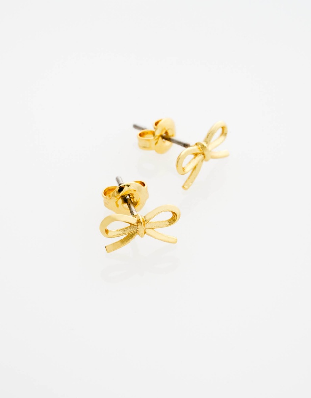 Ted Baker - BROOKE: Mini Metal Bow Stud Earrings