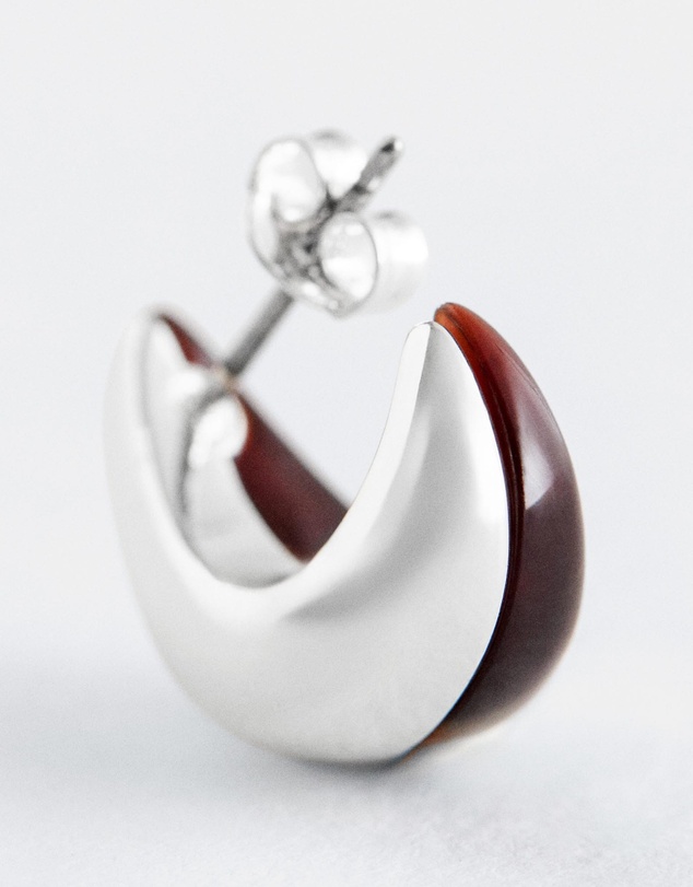 & Other Stories - Two-Toned Dome Earrings