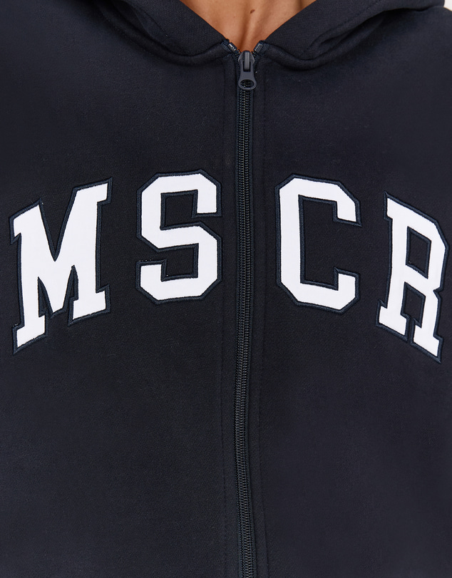 Muscle Republic - MSCR Collegiate Oversized Zip Up Hoodie