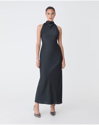 Forcast - Delilah Bias Satin Dress