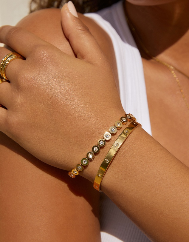 Arms Of Eve - Gemma Gold Cuff Bracelet