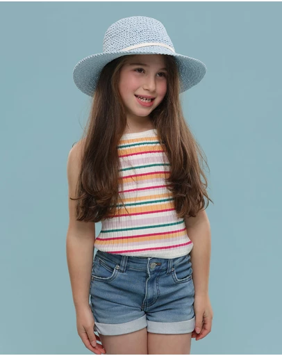 Morgan & Taylor - Mini Rosalie Floppy Hat