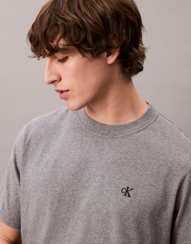 Calvin Klein Jeans - Embroidered Monogram Logo Relaxed T-Shirt
