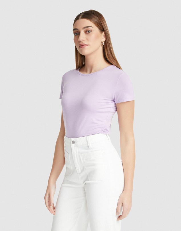 Oxford - Imogen Fine Knit Crew Neck T-Shirt