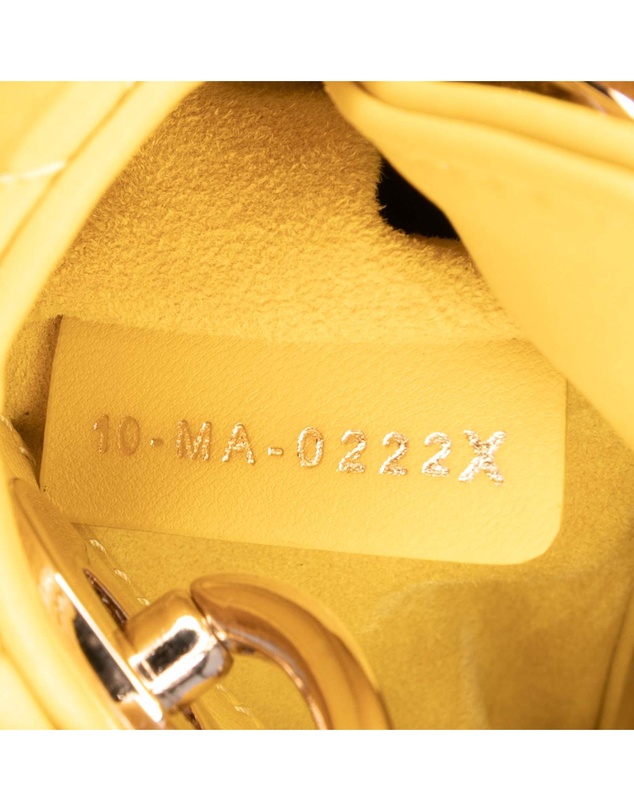 Pre-Loved by Azura Reborn - Pre-Loved Micro Lambskin Cannage Lady Dior
