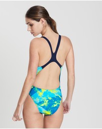 adidas Swim - Infinitex + Pulse Allover Print Swimsuit