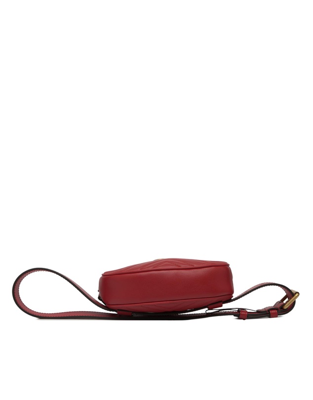 Pre-Loved by Azura Reborn - Pre-Loved GG Marmont Matelasse Leather Belt Bag