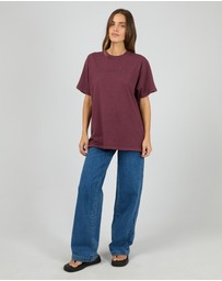 All About Eve - Aae Timeless Tee Wine