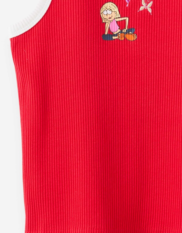 Cotton On Kids - License Eleanor Tank- 3X3 Rib
