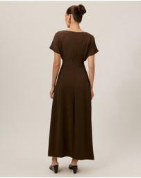 Tussah - Alex Boat Neck Midi Dress