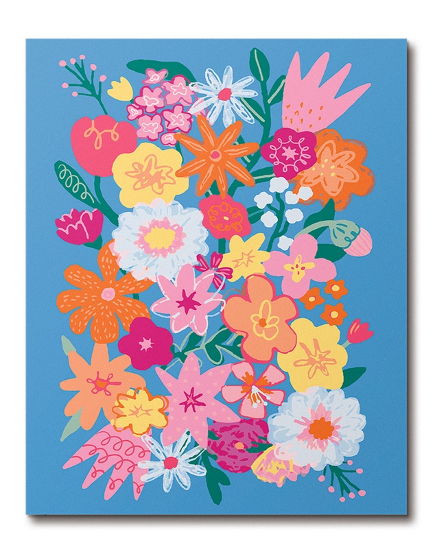 Journey Of Something - Paint by Numbers - Wildflowers