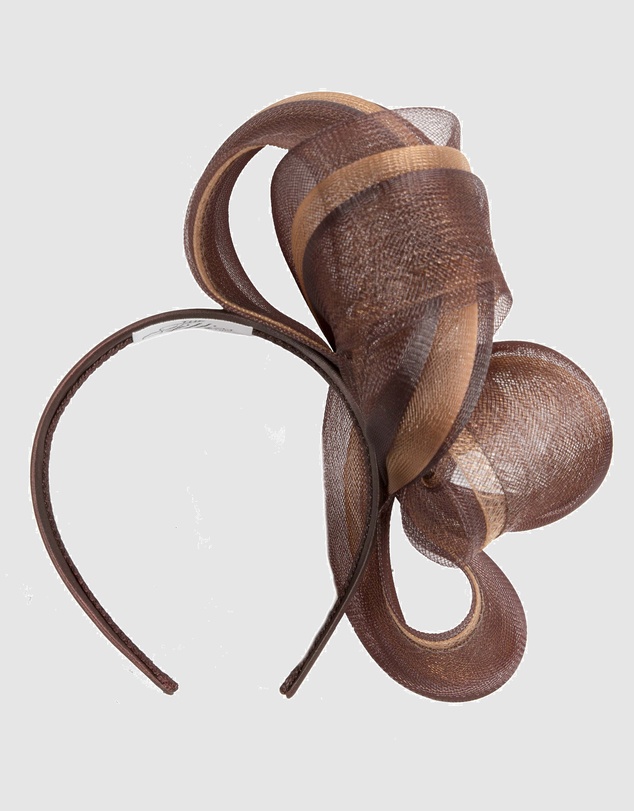 Fillies Collection - Bespoke Chocolate Racing Fascinator