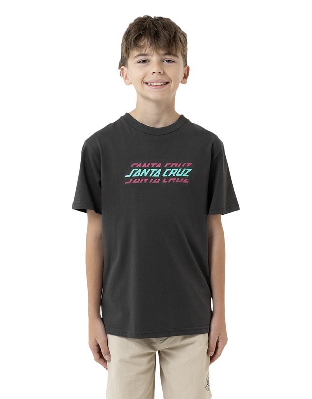 Santa Cruz - Multi Split Strip Front Tee - Teens