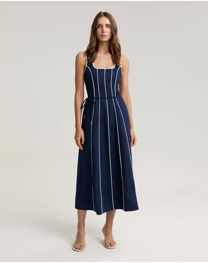 navy/white