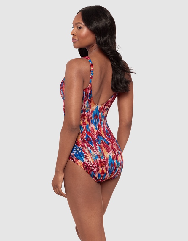 Miraclesuit Swimwear  - Ikat Dorado Siren Underwired Crossover Shaping Swimsuit