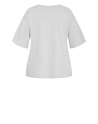 City Chic - Oversized Wash Tee