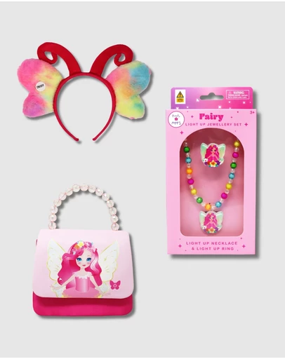 Pink Poppy - Light-Up Fairy Accessories Bundle