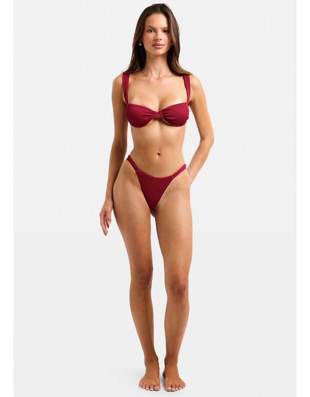 Subtitled - Rib Thick Band Bikini Bottom