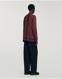 Sandro - Square Cross Ml Shirt