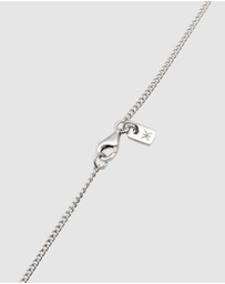 Kuzzoi - ICONIC EXCLUSIVE - Necklace Male Cloverleaf Enamel 925 Sterling Silver
