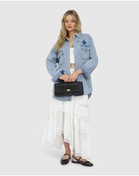 Belle & Bloom - Love Boat Leather Clutch Bag