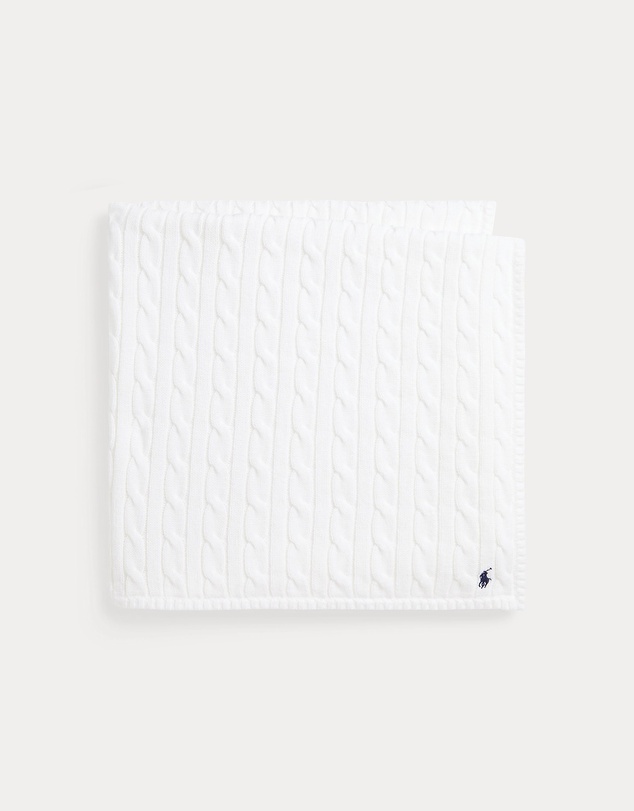 Polo Ralph Lauren - Cable-Knit Cotton Blanket - Babies