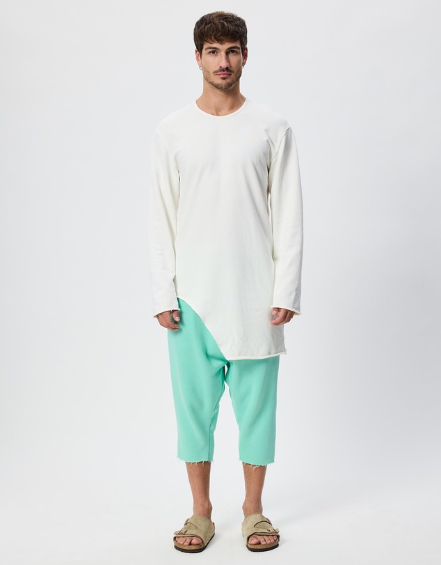 Surrounded By Ghosts - The Phenakite French Terry Assymetrical Hem Jumper