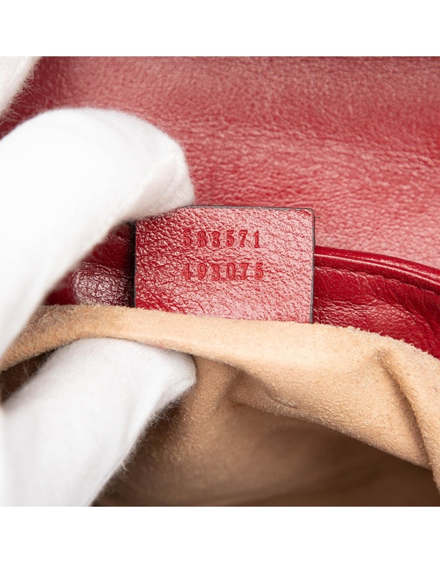 Pre-Loved by Azura Reborn - Pre-Loved GG Marmont Matelasse Leather Torchon Top Handle Bag