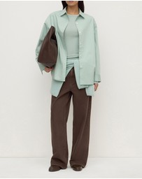 Assembly Label - Marigold Poplin Long Sleeve Shirt
