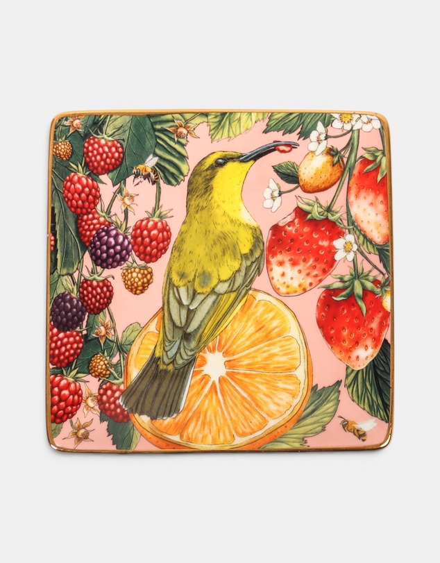 La La Land - Square Trinket Tray Bountiful Harvest