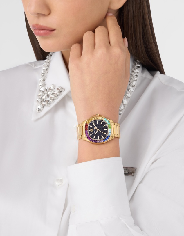Philipp Plein - The $Pectre Lady - 38mm Gold-Tone Analogue