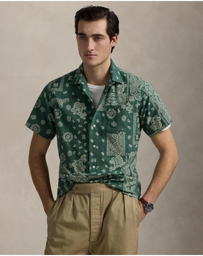 Polo Ralph Lauren - Classic Fit Bandanna-Print Camp Shirt