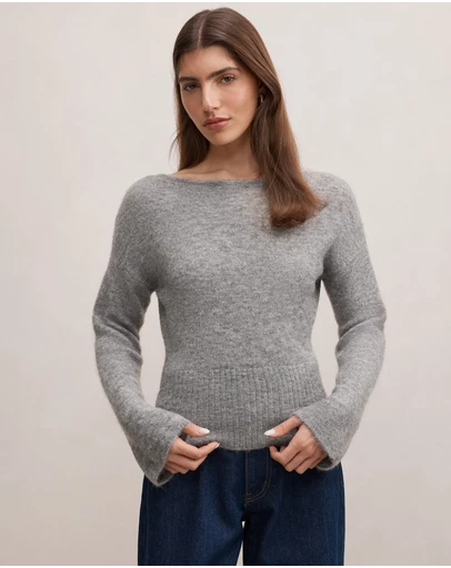 Forever New - Matilda Ballet Neck Sweater