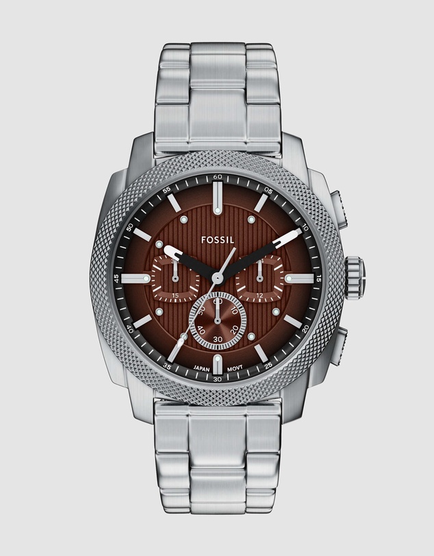 Fossil - Machine Silver Chronograph Watch