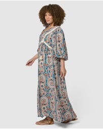 The Poetic Gypsy - Aqua Breeze Maxi Dress