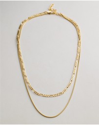 Luv Aj - Cecilia Chain Necklace Stack