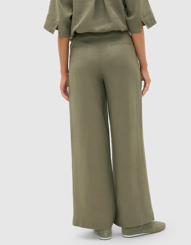 Seed Heritage - Core Linen Waisted Pant