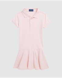 Polo Ralph Lauren - Stretch Mesh Polo Dress - ICONIC EXCLUSIVE - Babies-Kids