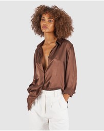 CAMIXA - Satin Silk Shirt