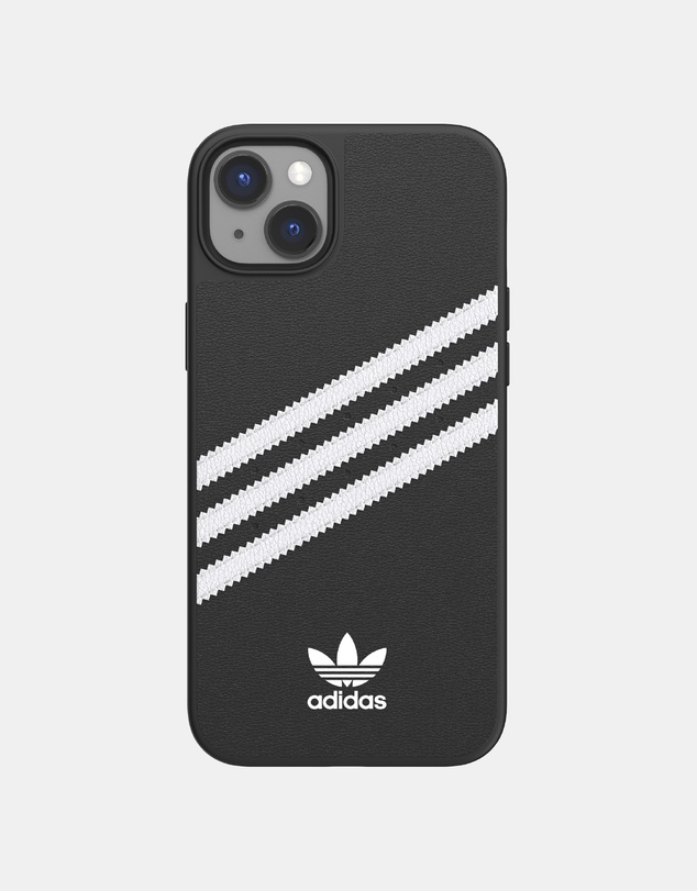 adidas Originals - 3 Stripe Samba iPhone 14 Plus Protective Phone Case PU Leather
