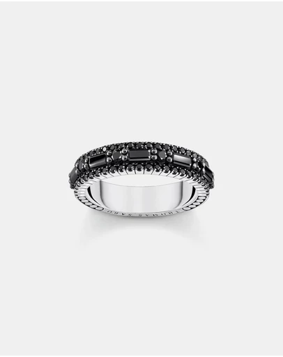 THOMAS SABO - Ring with black zirconia