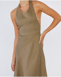 Amelius - Zaina Linen Maxi Dress