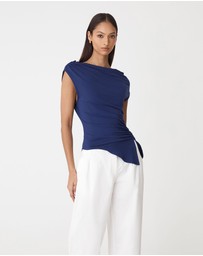 Forcast - Keeley Bamboo Split Hem Top
