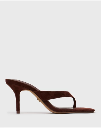 Betts - Ruby Leather Thong Mule Sandals