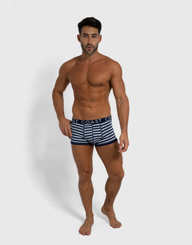 Coast Clothing - 3 Pack Stripe Boxer Briefs