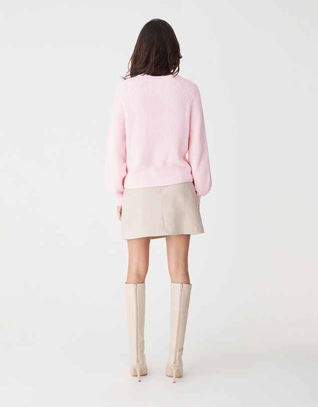 Forcast - Meg Crew Neck Rib Knit Jumper