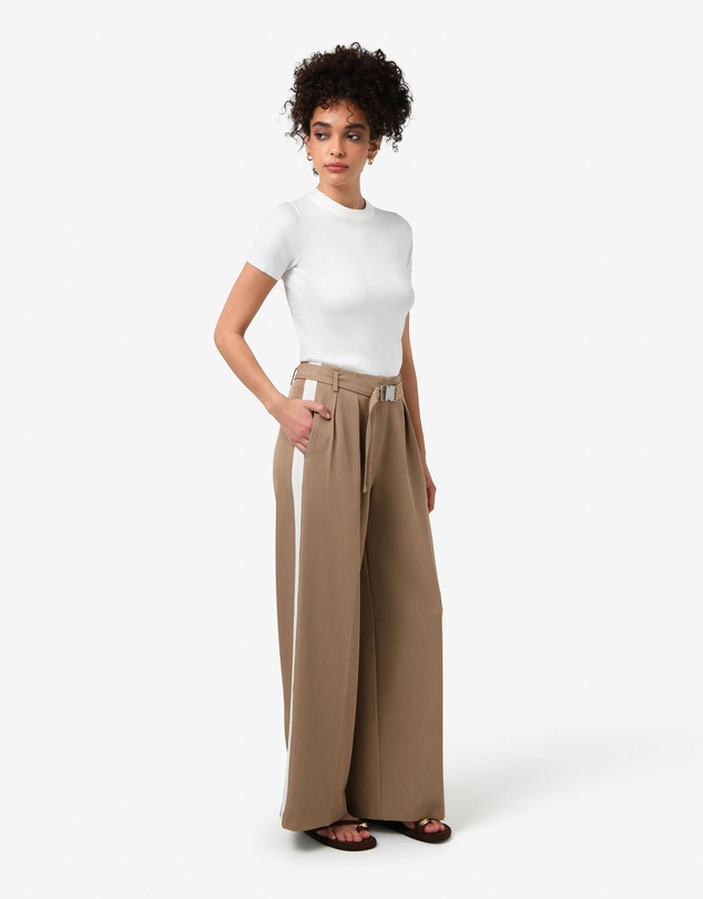 Forcast - Rowan Belted Contrast Pants