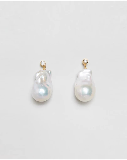 Carly Paiker - Ceto Baroque Pearl Earrings