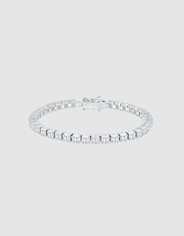 Elli Jewelry - Zirconia Bracelet in 925 Silver